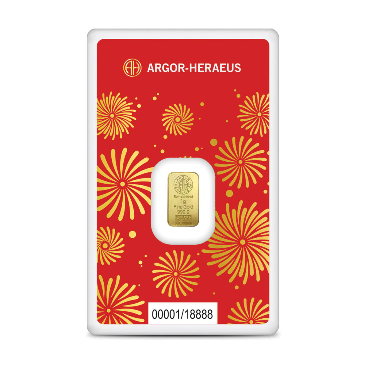 Argor-Heraeus 2025 Year of the Snake 1 Gram Gold Bar (No Tax) Card Scratches