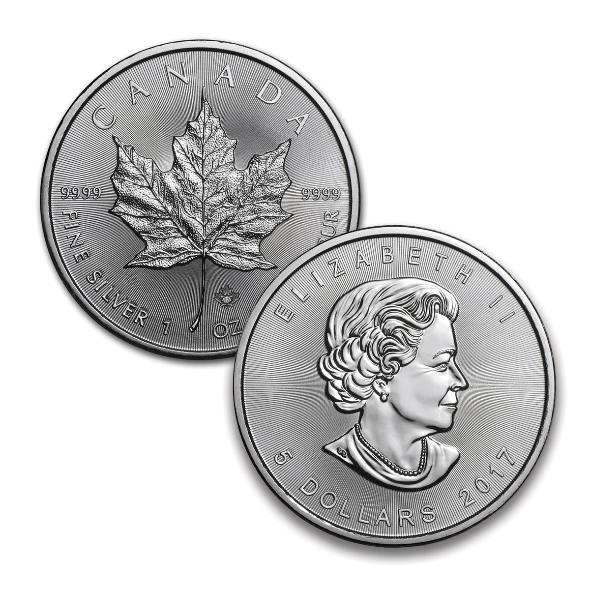 2017 Canada $5 1oz. Silver Maple Leaf .9999 Fine Silver (No Tax)