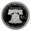 2020 Cook Islands $2 American Double Eagle 1/2oz .999 Silver (No Tax) May have scratch