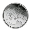 Monarch Hot Air Balloon 1/4oz .999 Silver Round (Tax Exempt) Scr/Light Toning