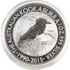 2015 Australia $1 Kookaburra 1oz .999 Silver (No Tax) Scratched Capsule