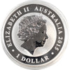 2015 Australia $1 Kookaburra 1oz .999 Silver (No Tax) Scratched Capsule