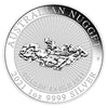 2021 Australia $1 "Golden Eagle" Nugget 1oz Silver (No Tax) Light Toning/Coin Only