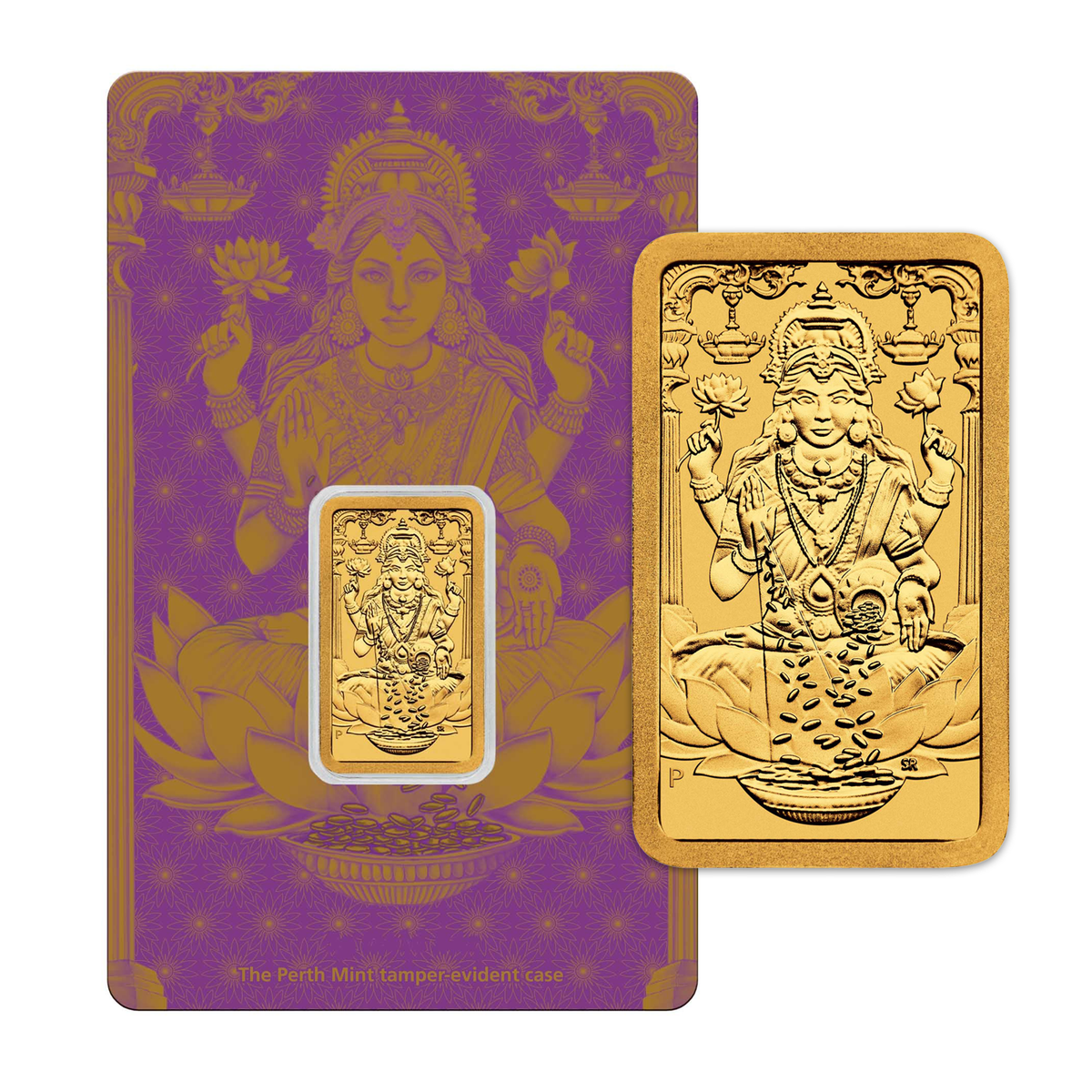 Celebrate Diwali Lakshmi 5 gram .9999 Fine Gold Bar (No Tax)