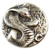 Beaver Bullion Cobra with Enamel Eye 3oz .999 Fine Silver Round (No Tax) Toning