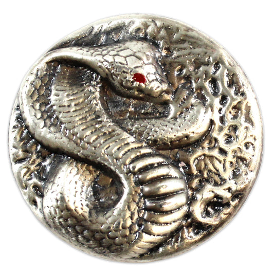 Beaver Bullion Cobra with Enamel Eye 3oz .999 Fine Silver Round (No Tax)
