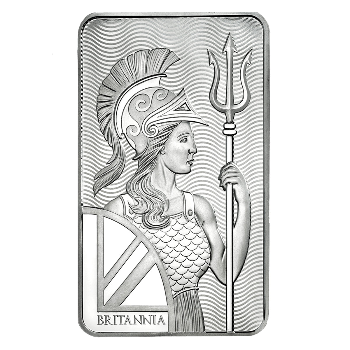 Royal Mint 10oz Britannia .999 Fine Silver Bar (No Tax) Minor Tone Spot