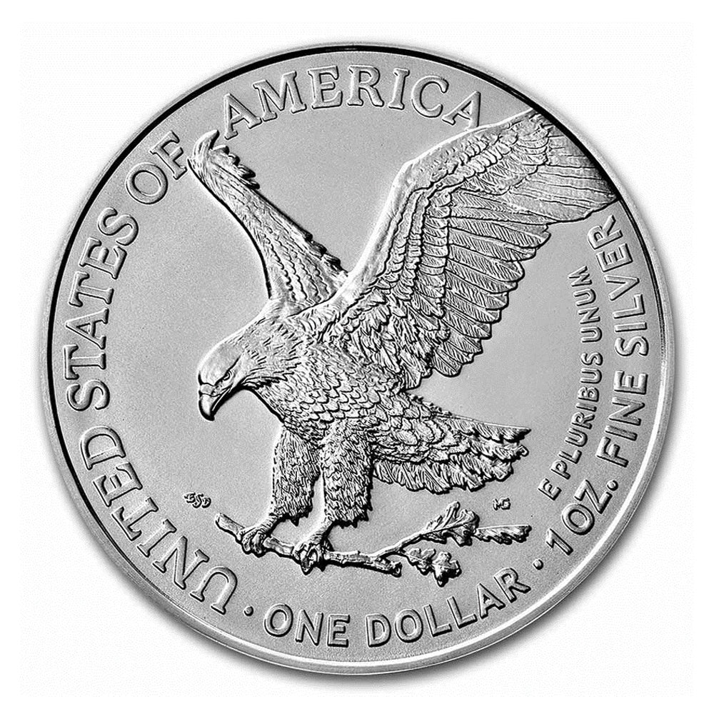 2021 (Type 2) United States American Eagle 1oz. .999 Silver (No Tax)