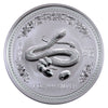 2001 $1 Year of the Snake 1oz Silver (No Tax) COIN ONLY/Lightly Toned