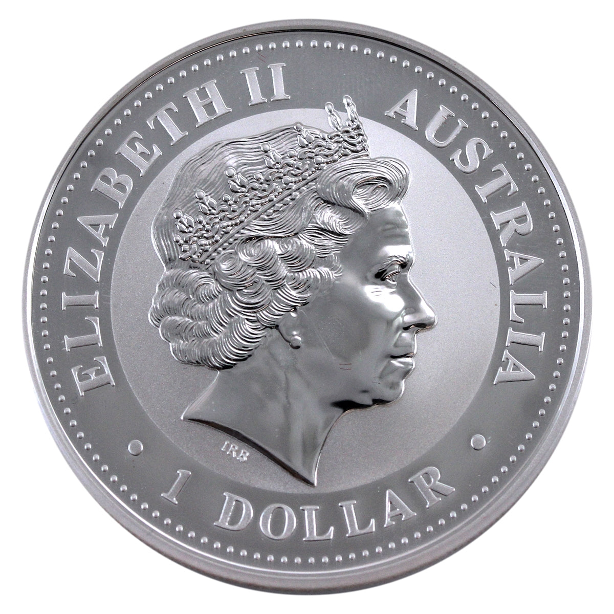 2001 $1 Year of the Snake 1oz Silver (No Tax) COIN ONLY/Lightly Toned