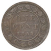 1859 Narrow 9 Canada 1-cent VG-F (VG10) Scratched, cleaned, or impaired