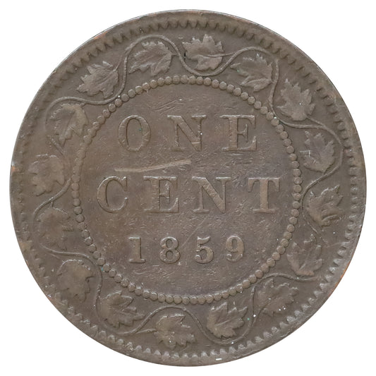 1875H Small Date Canada 5-cents Fine (F12) Impaired