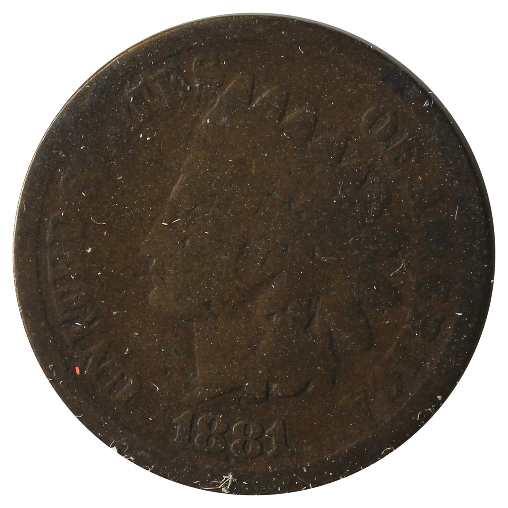 1881 USA Cent Good (G4) Scratched, Cleaned or Impaired
