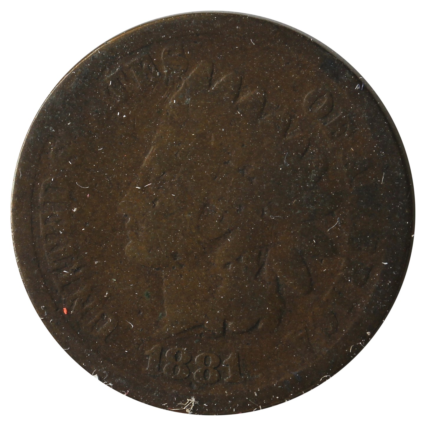 1881 USA Cent Good (G4) Scratched, Cleaned or Impaired