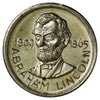 Abraham Lincoln, 16th President of the USA, 1861-1865, Medallion (May have spots)