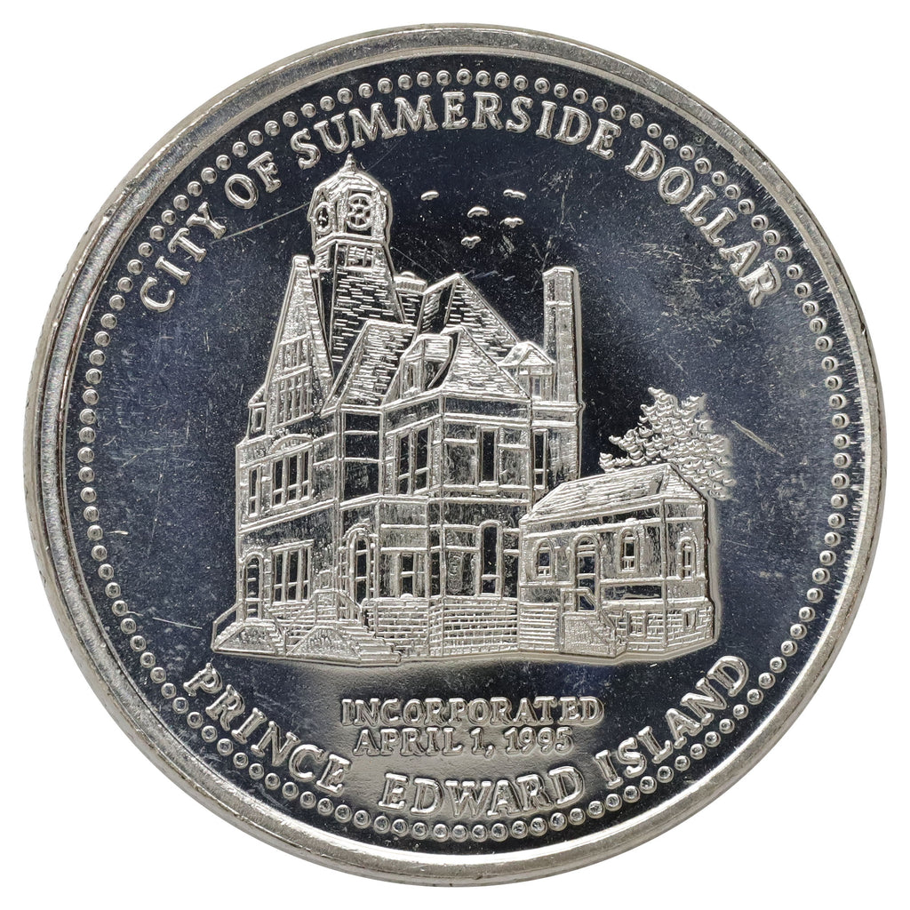 1995 Summerside, PEI, Trade Dollar Token: Year of Municipal Incorporation