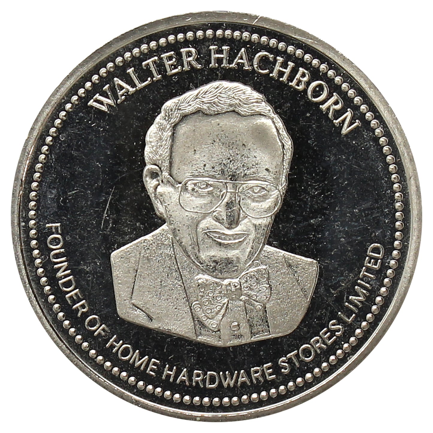2001 Kitchener-Waterloo Oktoberfest $2 Trade Dollar Token: Walter Hachborn