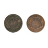 Pair of 1864 New Brunswick Short 6 & Tall 6 1 Cents, Fine (F12), 2Pcs (Impaired)