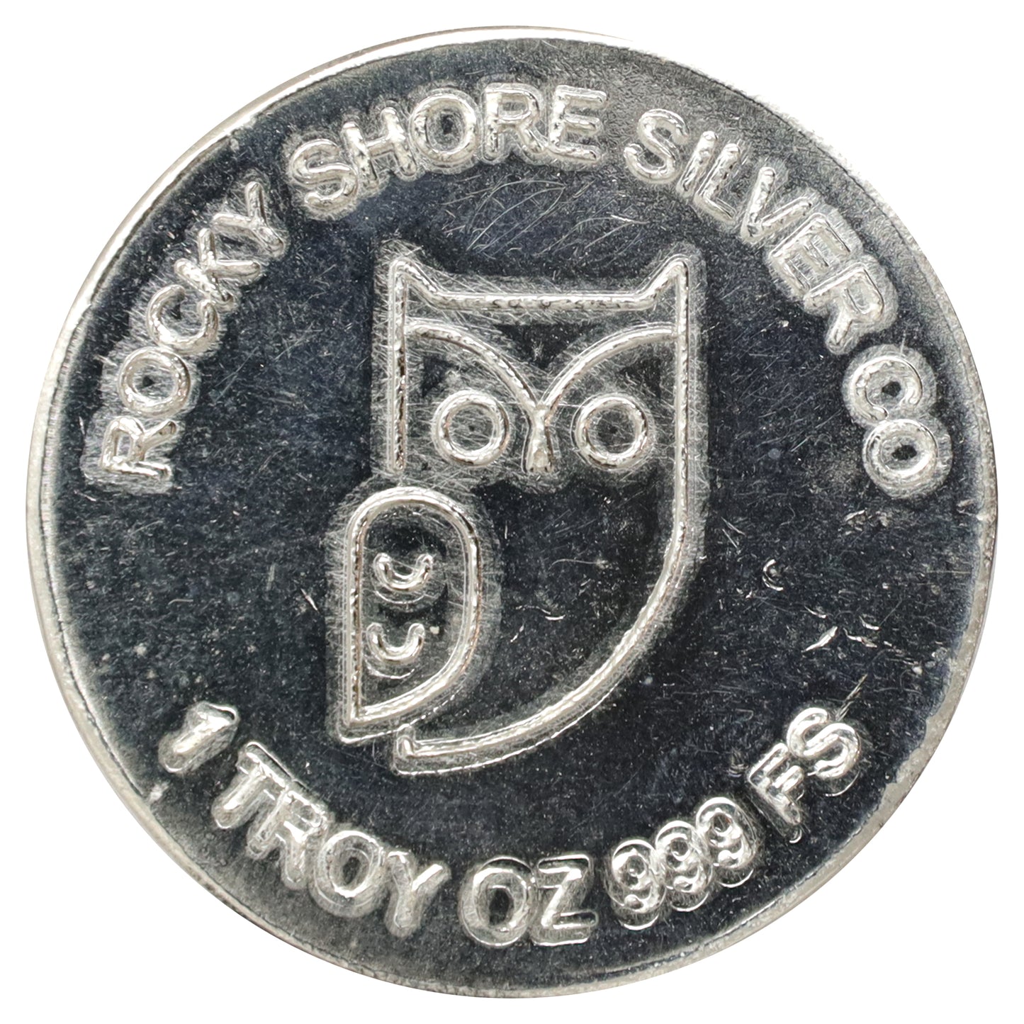 RSSC 1oz Made in Canada .999 Fine Silver Round (No Tax) Light Toning