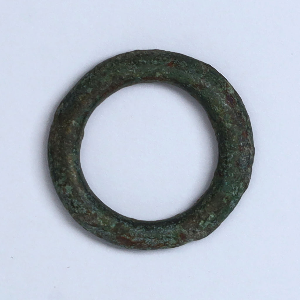 Ancient Celtic Ring Money, 150-50 BC, with Information Sheet