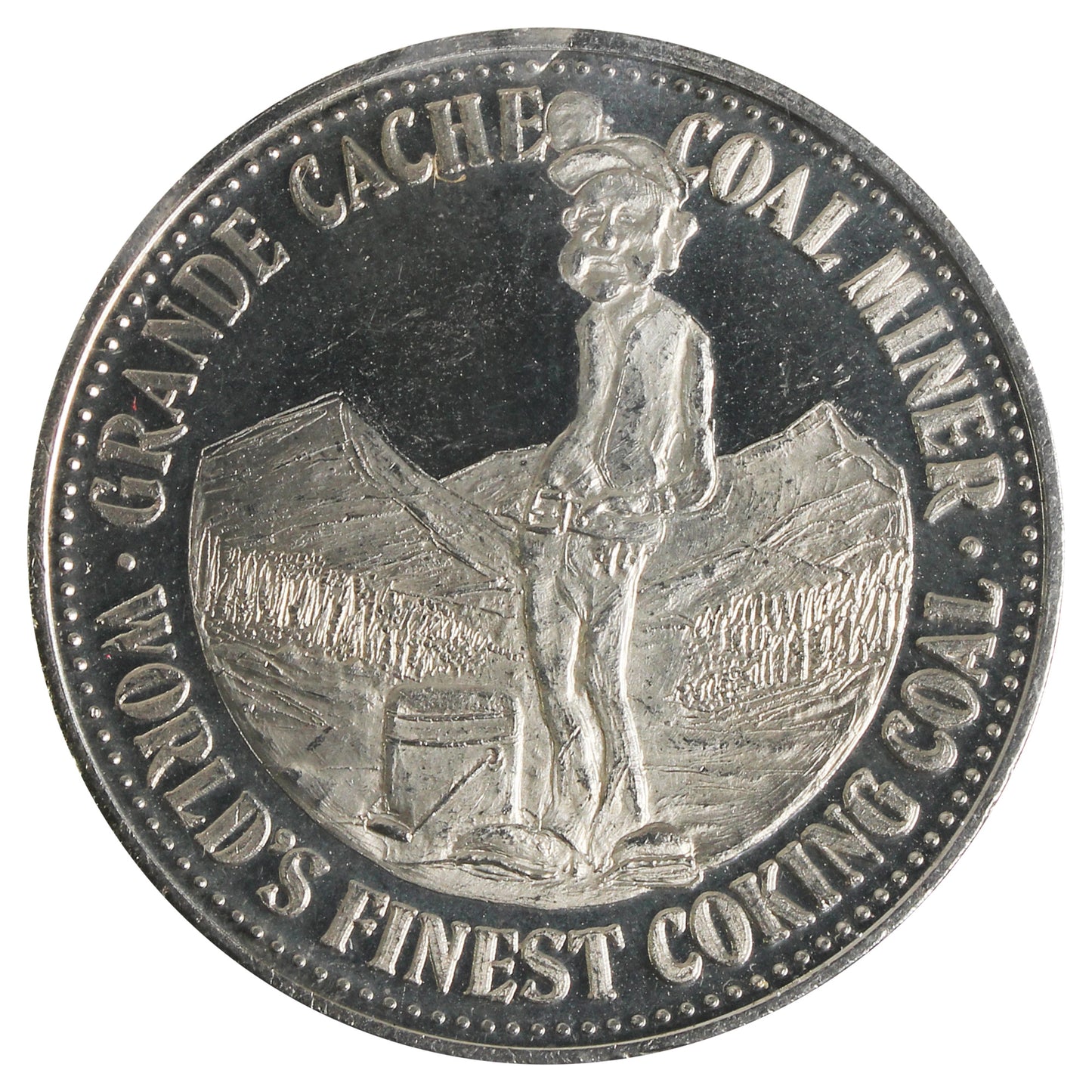 1978 Grande Cache, AB, Trade Dollar Token: World's Finest Coking Coal