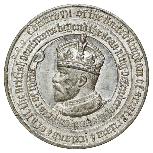 1902 Edward VII Coronation Medallion - Canada's Boys & Girls Help to Support the Crown