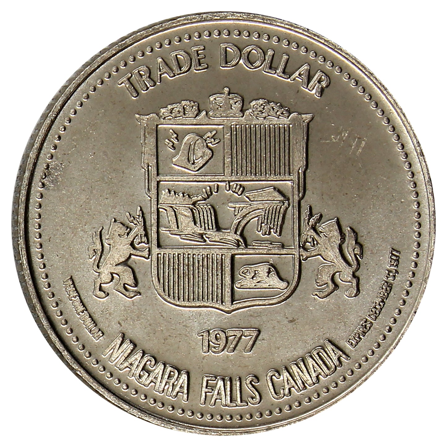 1977 Niagara Falls, ON, Trade Dollar Token