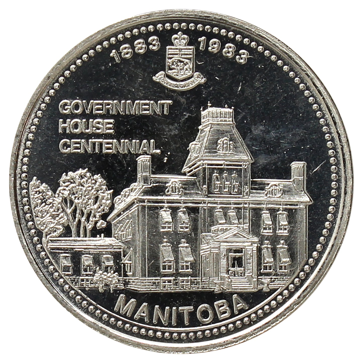 1983 INCO Thompson, MB, Government House Centennial Medallion