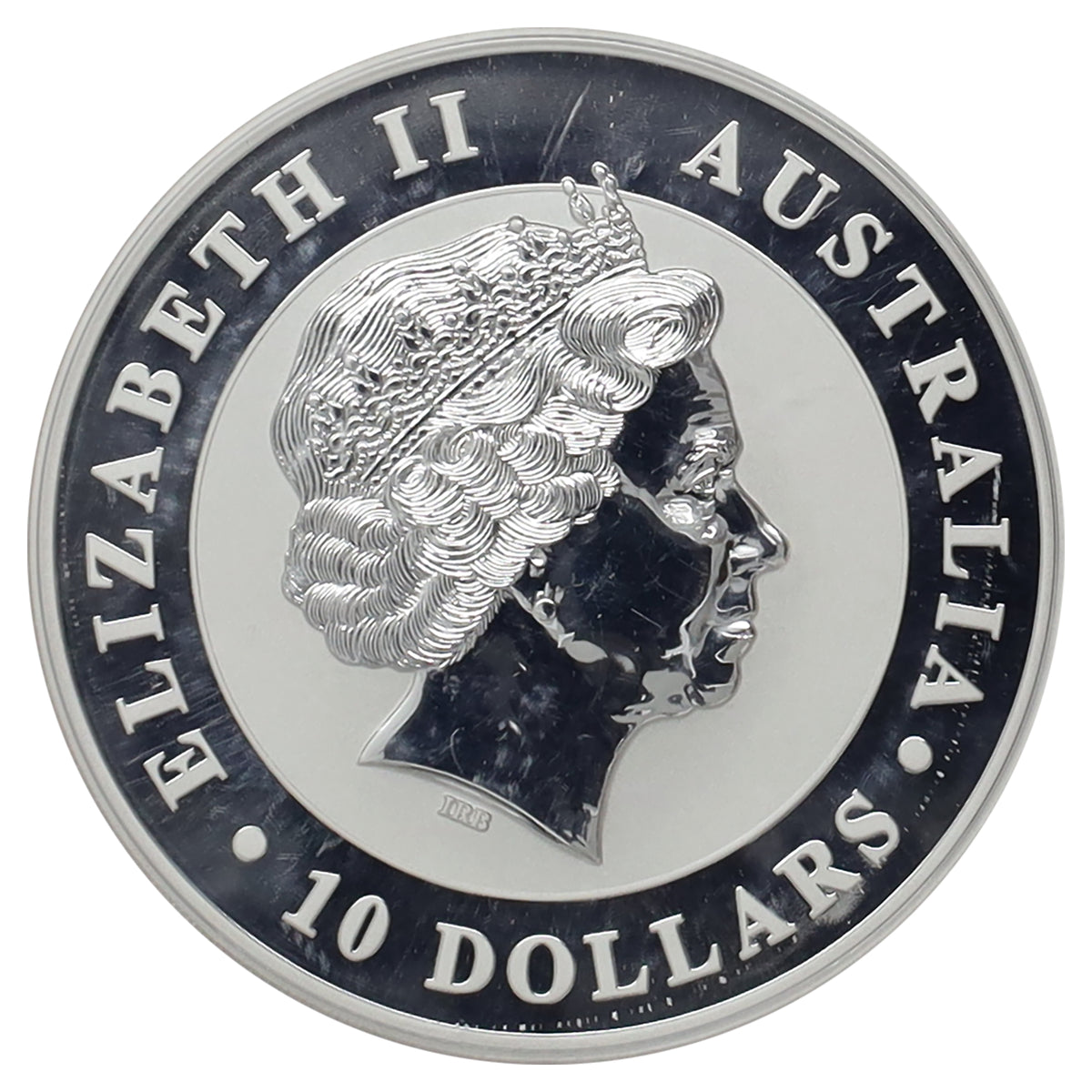 2014 Australia $10 Kookaburra 10oz .999 Silver (No Tax) Flaws