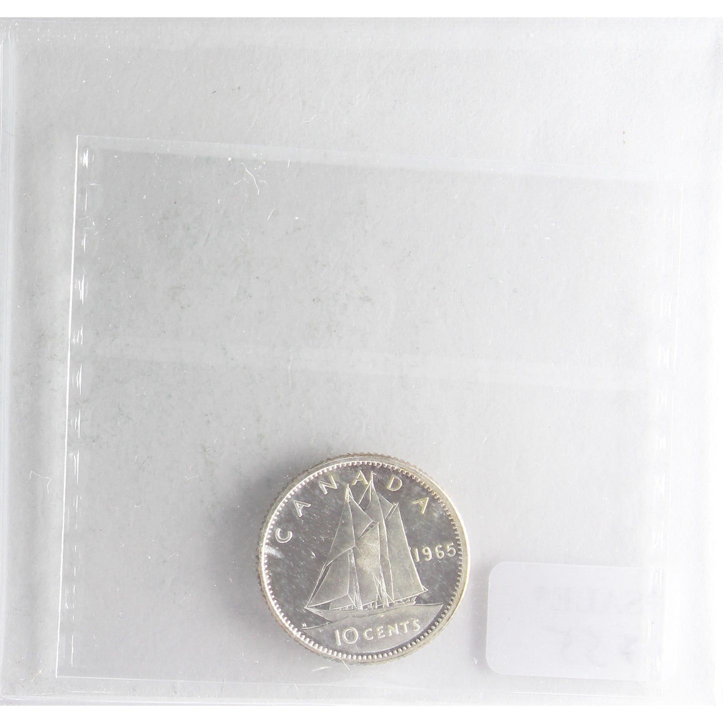 1965 Canada 10-cents ICCS Certified PL66 Ultra Heavy Cameo