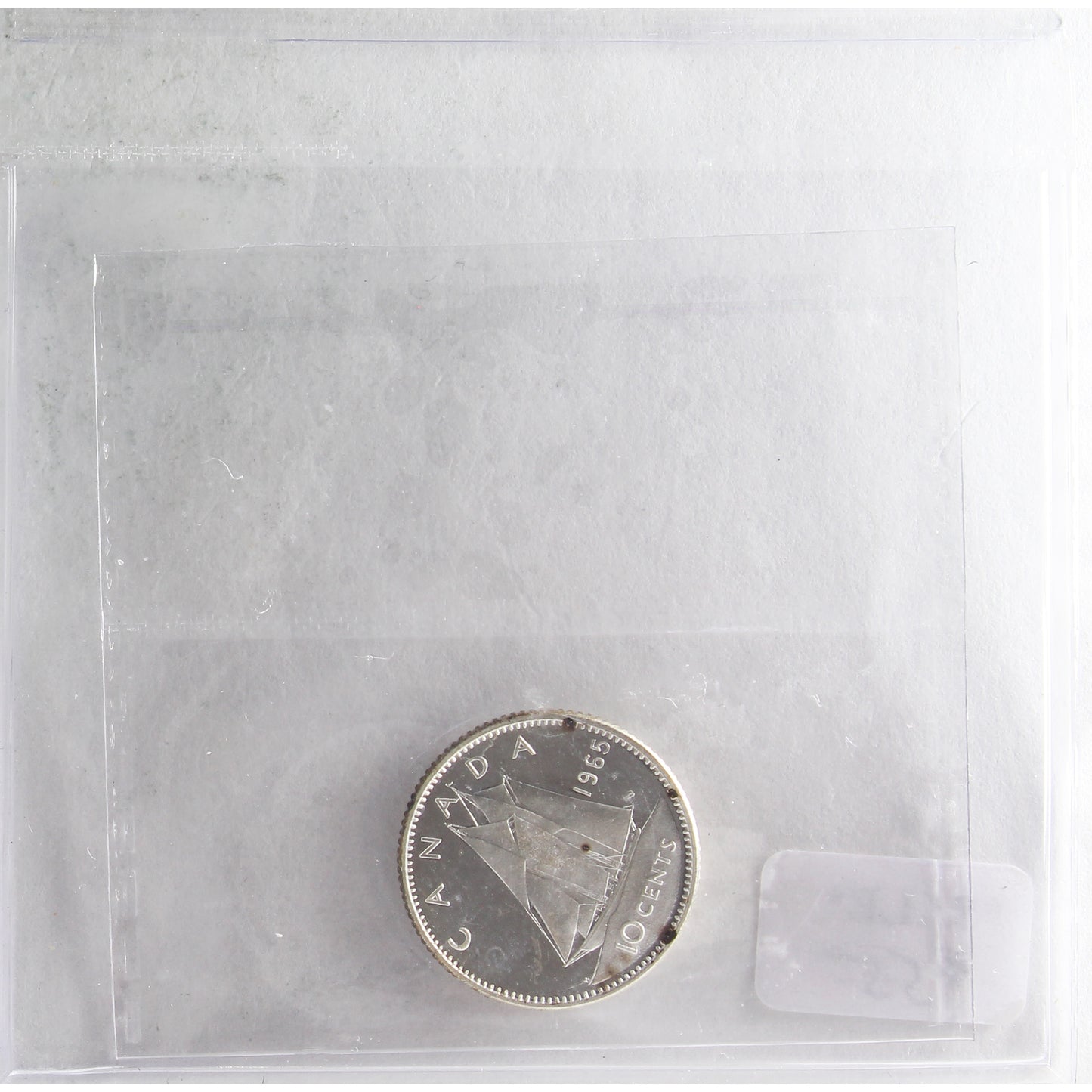 1965 Canada 10-cents ICCS Certified PL66 Ultra Heavy Cameo