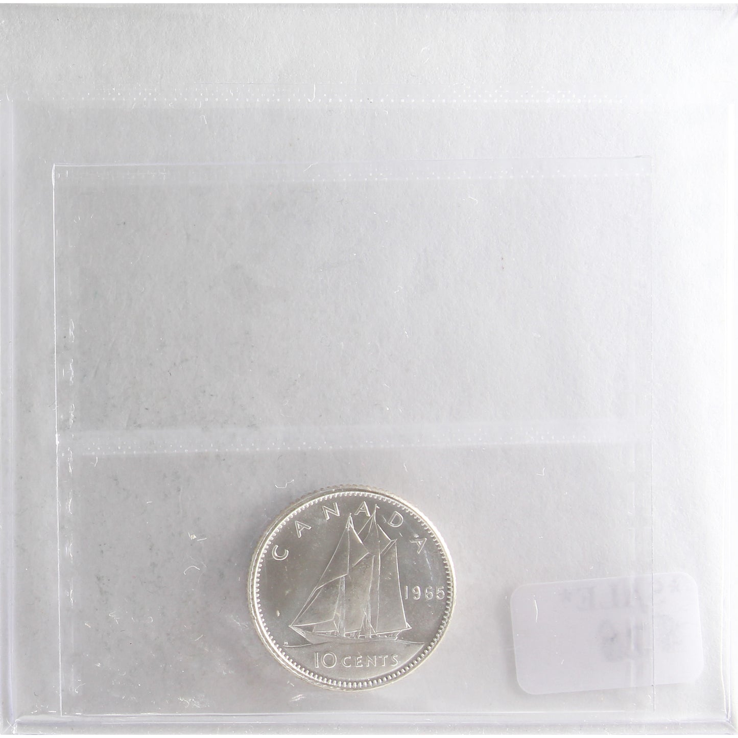 1965 Canada 10-cents ICCS Certified MS65 Heavy Cameo