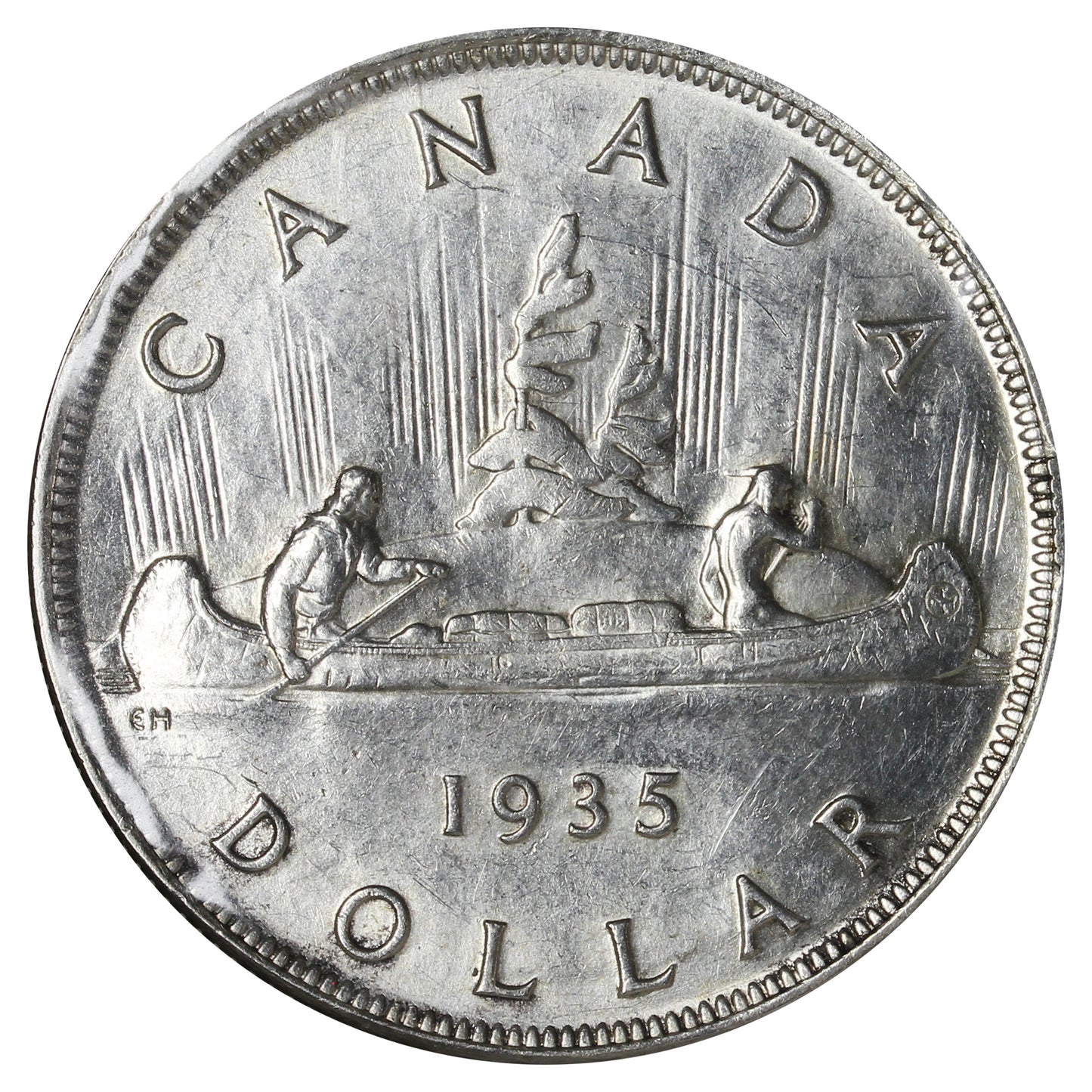 1935 Canada Dollar AU-UNC (AU55) Impaired
