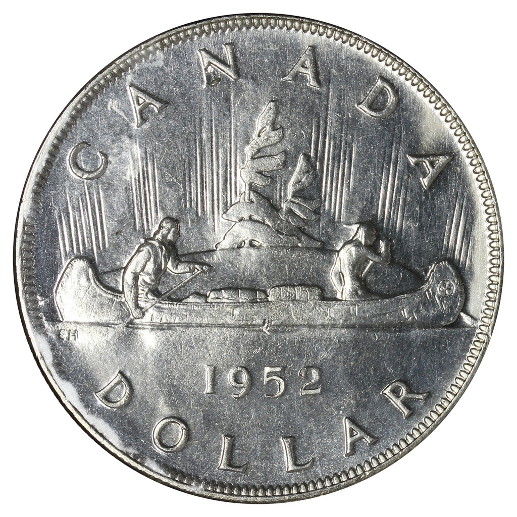 1952 NWL Canada Dollar Brilliant Uncirculated (MS63) Impaired