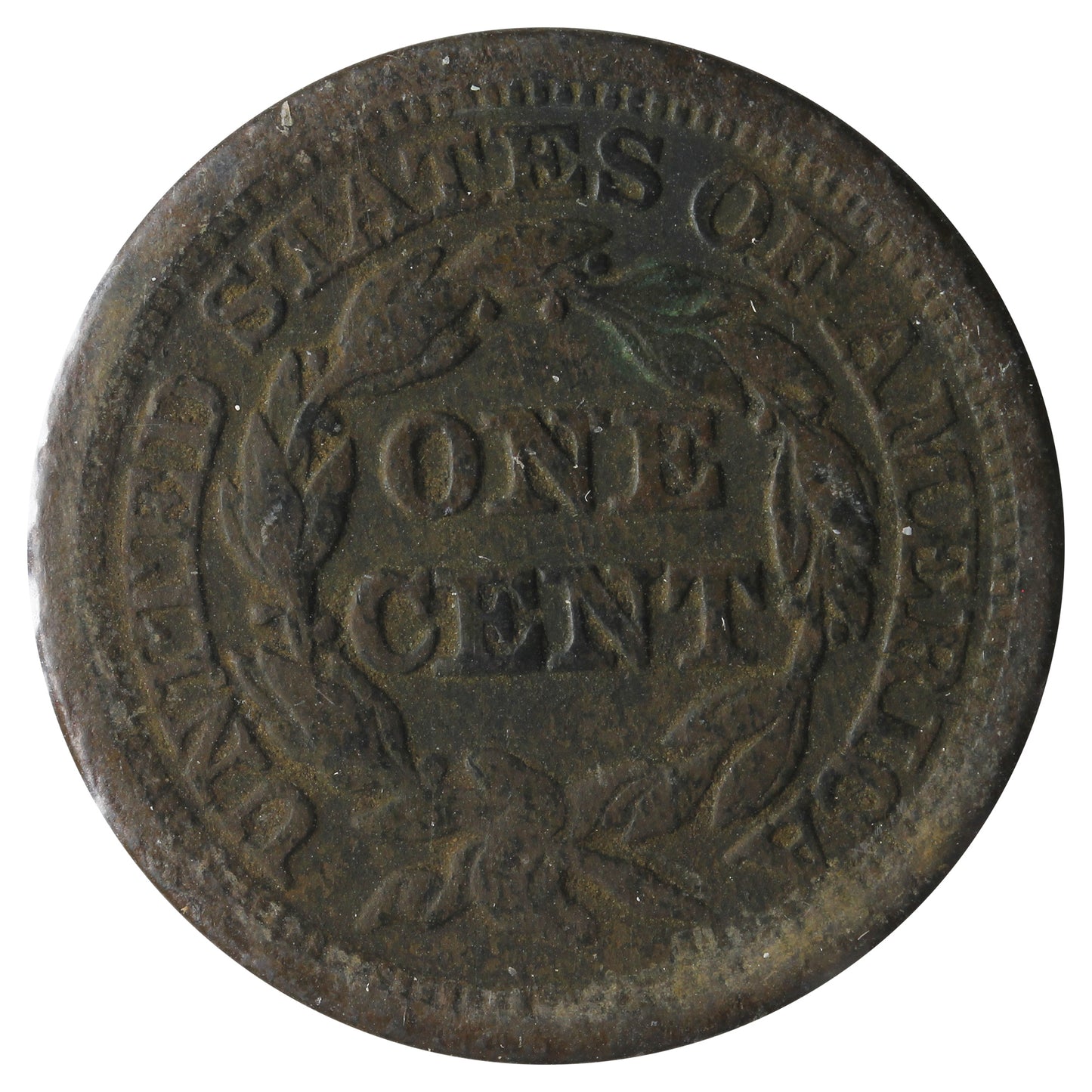 1845 USA Cent Very Fine (VF20) Corrosion