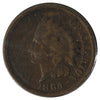 1864 Var. 3 No L USA Cent G-VG (G6) Scratched, Cleaned, or Impaired