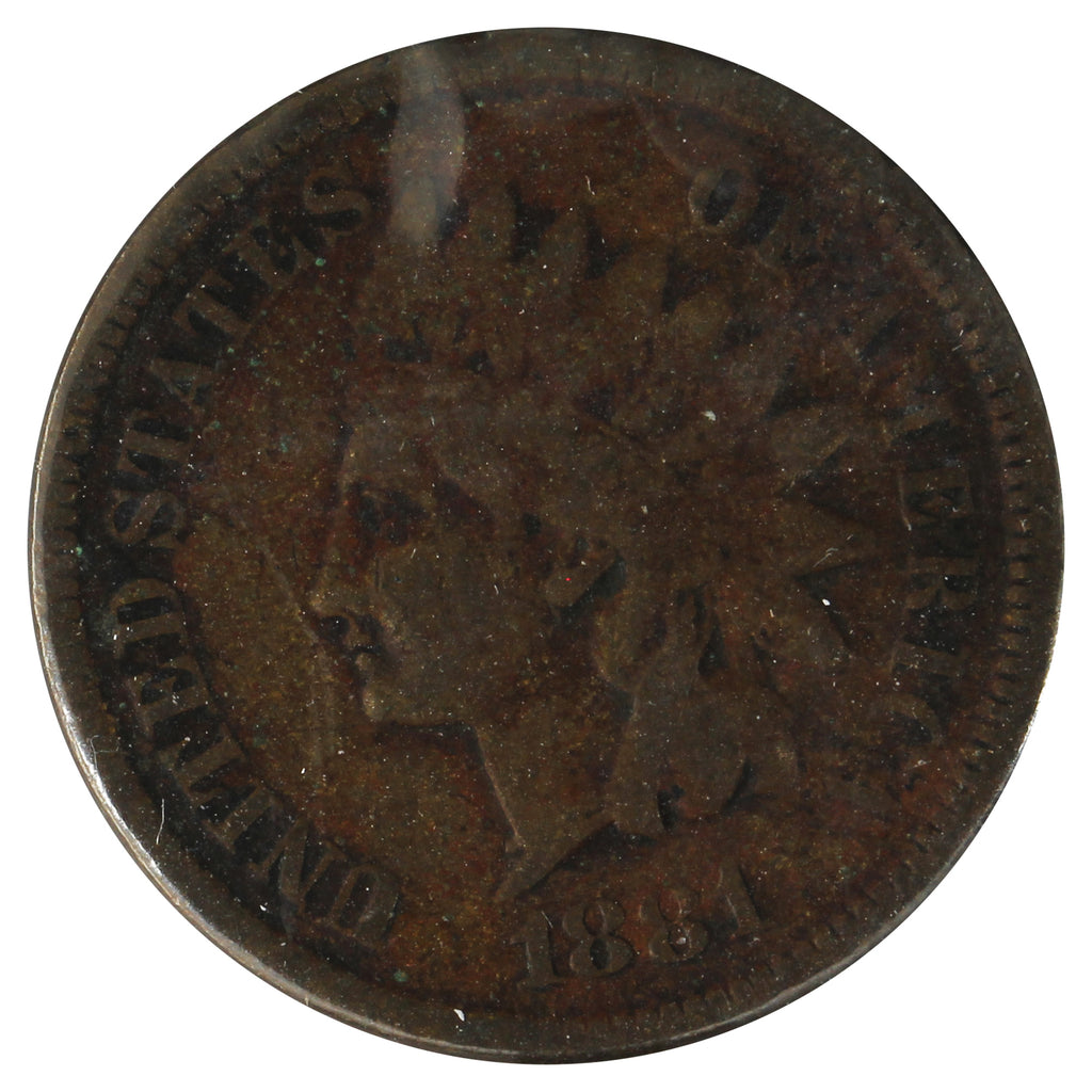 1881 USA Cent G-VG (G6) Scratched, Cleaned, or Impaired