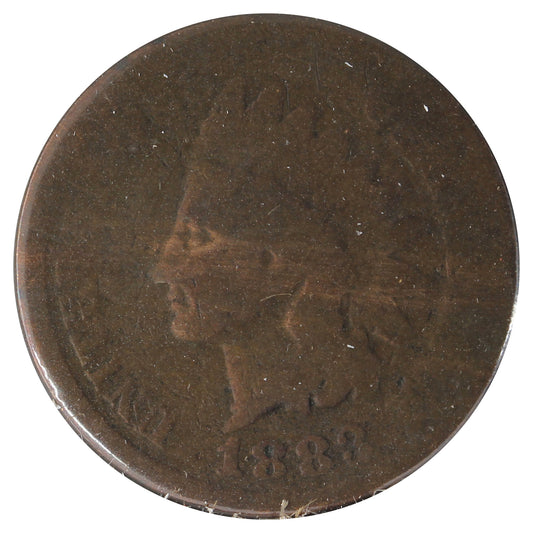 1883 USA Cent About Good (AG3) Scratched, Cleaned, or Impaired