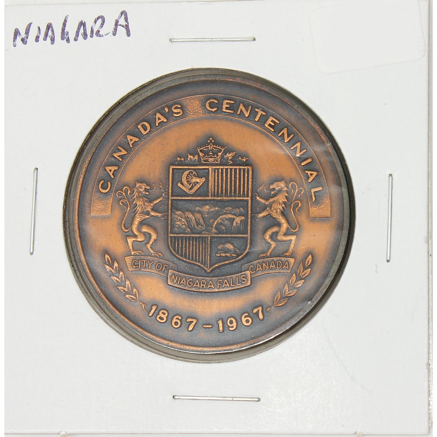 1967 Niagara, ON, Canada's Centennial Medallion