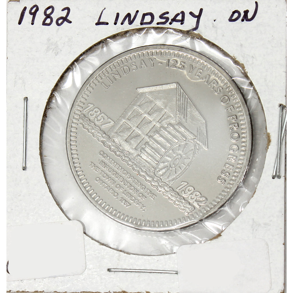 1982 Lindsay, ON, 125th Anniversary Dollar Trade Token