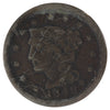1848 USA Cent F-VF (F-15) Impaired