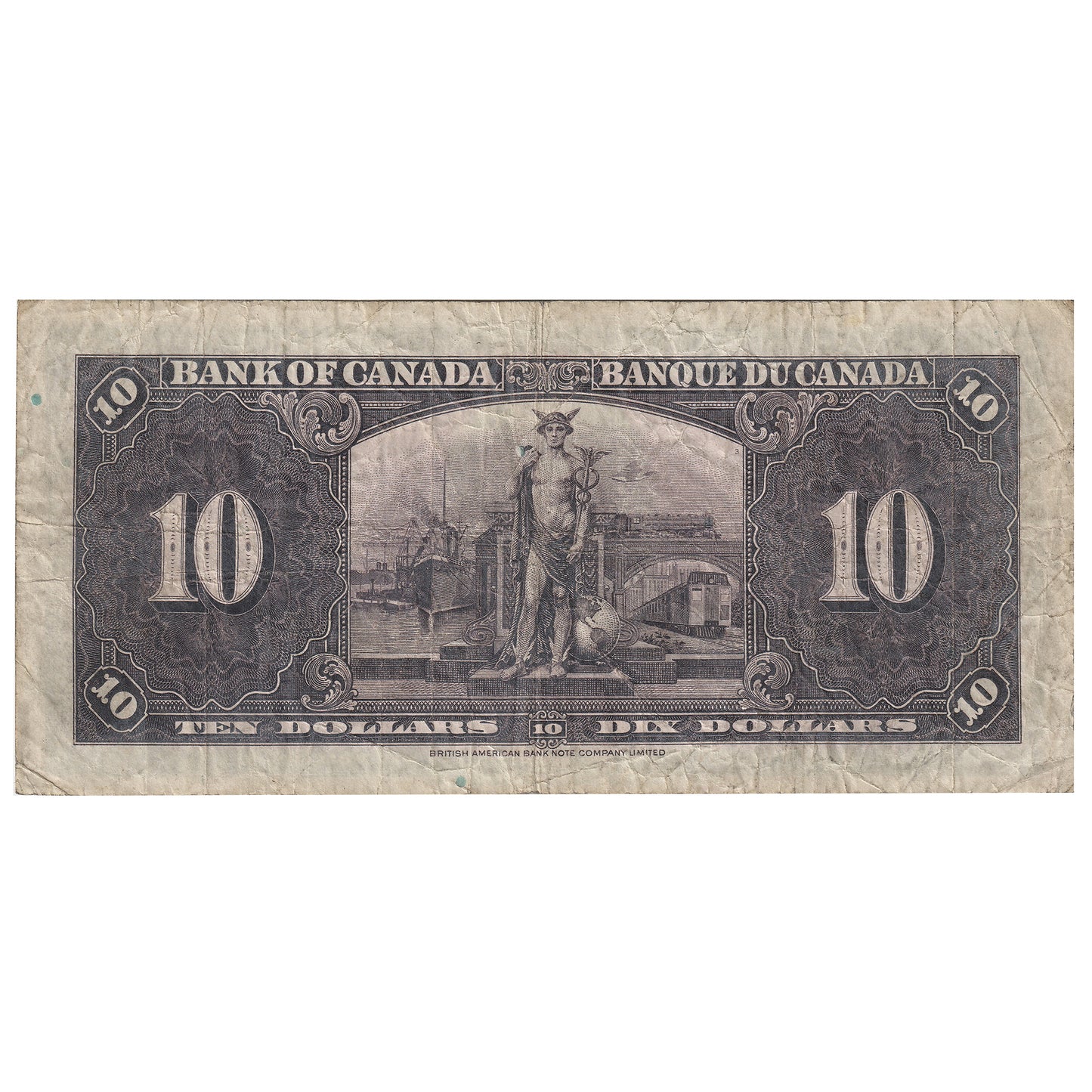 BC-24a 1937 Canada $10 Osborne-Towers, A/D