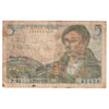 France 1943 5 Francs Note, Pick #98a, EF (Stains)