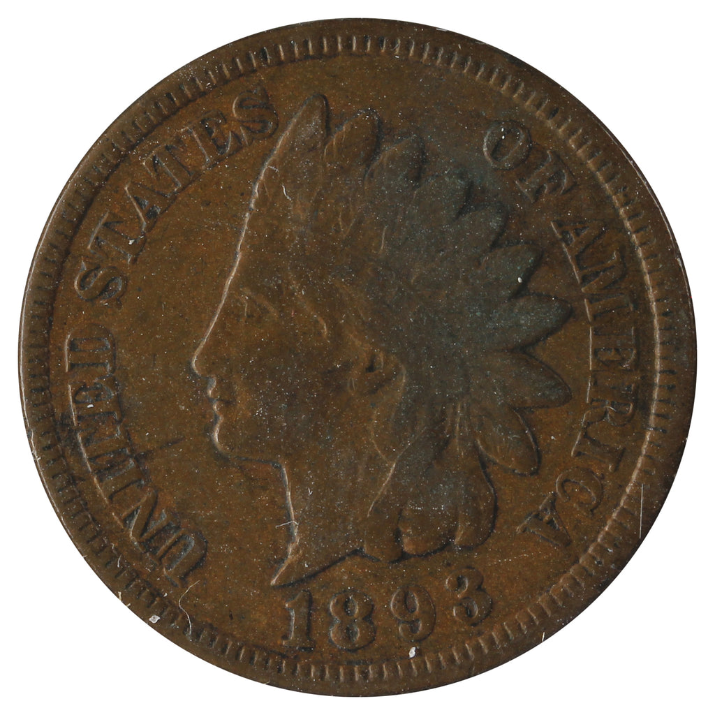 1893 USA Cent Very Fine (VF20) Impaired