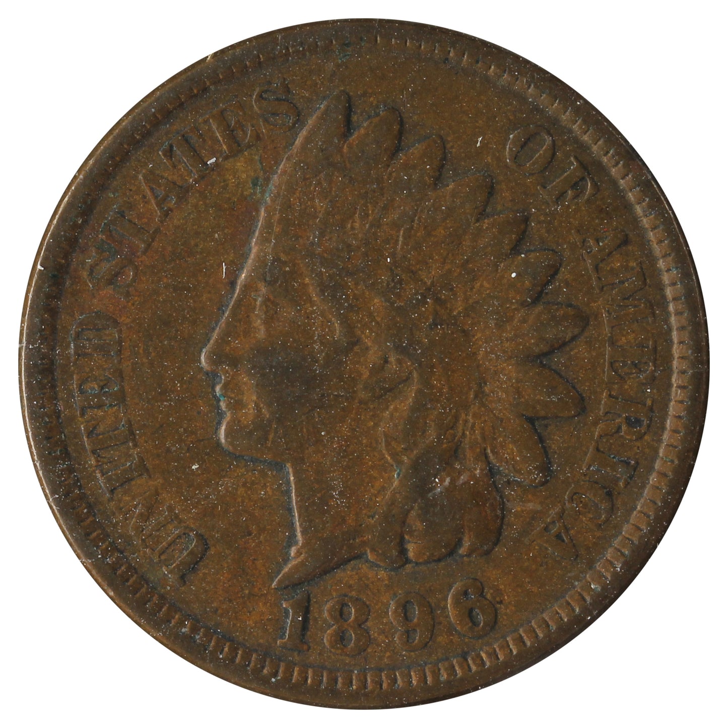 1896 USA Cent Very Fine (VF30) Impaired