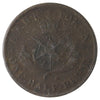 PC-50 1857 Province of Canada, Bank of Upper Canada Half Penny Token Very Good Scratched, Cleaned, Impaired