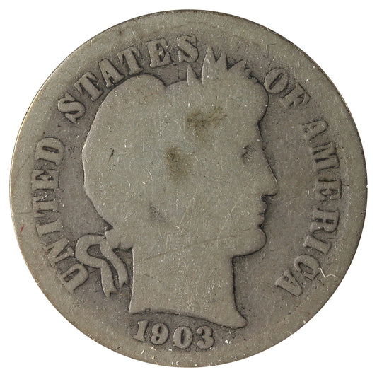 1903 USA Dime About Good (AG3) Scratched, Cleaned or Impaired
