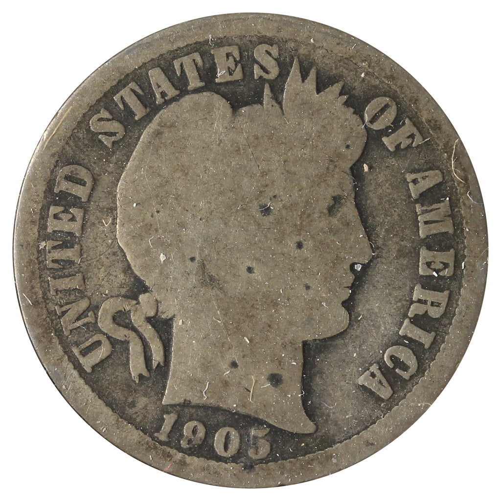 1905 O USA Dime Good (G4) Scratched, Cleaned or Impaired