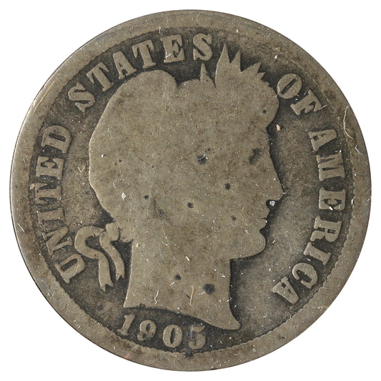 1905 O USA Dime Good (G4) Scratched, Cleaned or Impaired