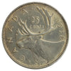 1938 Canada 25-cents AU-UNC (AU55) Cleaned
